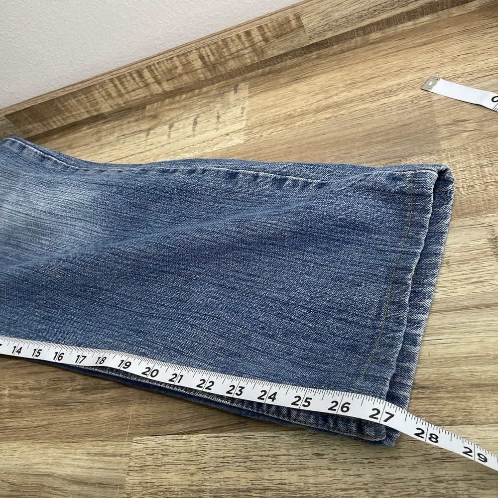 Levis 505 Straight Denim Jeans Mens Tag 38x30 - Actual 37x27 - Picture 8 of 9